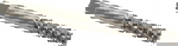 M5x0.80 Metric Coarse/EGM, 3 Flute, Bottoming Chamfer, Bright Finish, High Speed Steel Spiral Flute STI Tap